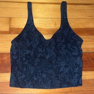Black Lululemon Align tank top size 4